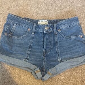 We The Free Classic Blue Jean Shorts